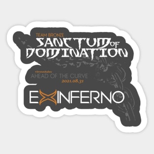 Team Bronze AOTC Sanctum of Domination T-Shirt Sticker